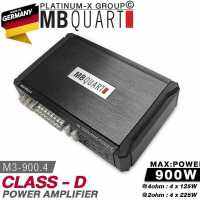 MB QUART M3-900.4 POWER AMPLIFIER CLASS-D max900W / เพาเวอร์แอมป์รถยนต์ พาวเวอร์ แอม  แบรนด์เยอรมันแท้ เครื่องเสียงรถ เครื่องเสียงรถยนต์