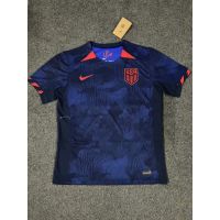 ✧ﺴ♈ 2324 Hot Mens Jersey USA Away Football Jersey Dark Blue Jersey Short Sleeve Tops Football/Soccer Jersey Shirt Size S-2XL USA Men Jersey Tops