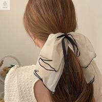 KISSCAT กิ๊บหนีบผม กิ๊บติดผม โบว์ผูกผมโบว์ติดผม Ribbon tie สง่างามเรียบหรู อินส์ ผ้าโพกศีรษะใหม่ พู่ห้อยคอ กิ๊บติดผมขนาดใหญ่ ตาข่ายแบบตาข่าย ที่มัดผมหางม้า เครื่องประดับศีรษะแฟชั่น สไตล์เจ้าหญิง ที่หนีบผมเกาหลี คลิปผมผู้หญิง โบว์น๊อต คลิปสปริงโบว์