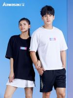 original 2023 New Fashion version kawasaki/Kawasaki sports leisure sports mens and womens slim-fit badminton sportswear sportswear