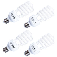 4x45W E27 Base 5500K Bright Photography Daylight Bulb Fluorescent Continuous Lighting Lamp For Softbox Photographic Photo Shoot