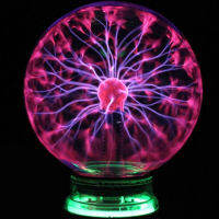 Magic Plasma Ball สัมผัสเสียง Plasma โคมไฟสำหรับงานปาร์ตี้ตกแต่งห้องนอนเด็ก NSV775 Элампа