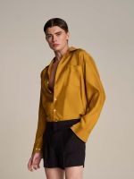 P.MITH - SS23 Yellow Oversized Havana Shirt