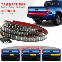 Niscarda 60" 432 Led Tailgate Truck Light Strip Bar Waterproof 5-Function Reverse Taillight Brake Stop Turn Signal Warning Light