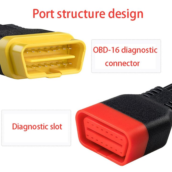 new-obd-obd2-extension-cable-connector-for-launch-x431-v-easydiag-3-0-mdiag-golo-main-16pin-male-to-female-cable-36cm