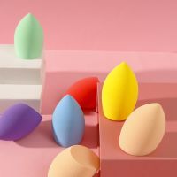 1/2/3/4 pcs Colorful Powder Puffs Wet and Dry Dual Use Cosmetic Puff Foundation Sponges Beauty Egg with Box Women Make Up Tools