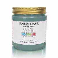 Chalk Paint ,Rainy Days Mineral Paint ( Shadow )  -สีทาเฟอนิเจอร์- สำหรับงาน DIY -วินเทจ-ปกปิดดี ไม่มีกลิ่น ใช้งานง่าย ชนิดทา