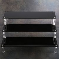 3 Tier Acrylic Cupcake Display Stand, Collection Organizer Shelf, Desserts Holder and Cosmetic Items Display Risers