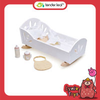 Tender Leaf Toys ของเล่นไม้ ของเล่นบทบาทสมมติ เปลนอนตุ๊กตาตัวน้อย Sweet Dreams Dolly Bed