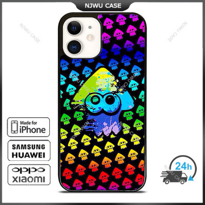 Splatoon Multicolor Phone Case for iPhone 14 Pro Max / iPhone 13 Pro Max / iPhone 12 Pro Max / XS Max / Samsung Galaxy Note 10 Plus / S22 Ultra / S21 Plus Anti-fall Protective Case Cover