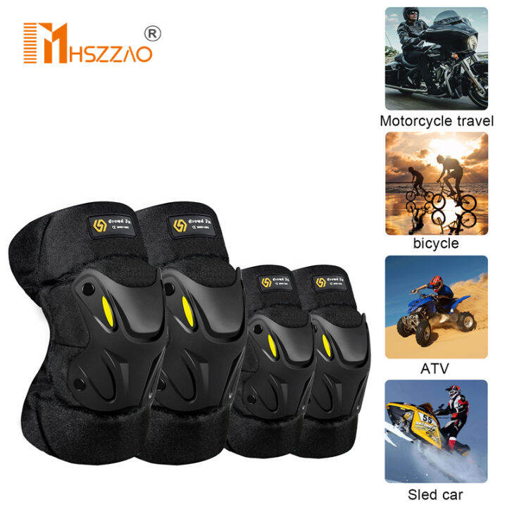 four-seasons-universal-motorcycle-riding-knee-pads-four-piece-motorcycle-warm-elbow-pads-knee-pads-anti-falling-leg-protectors