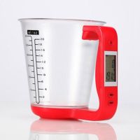 Digital Cup Scale Electronic Measuring Household Jug Scales with LCD Display Temp Measurement Measuring Cups Tools