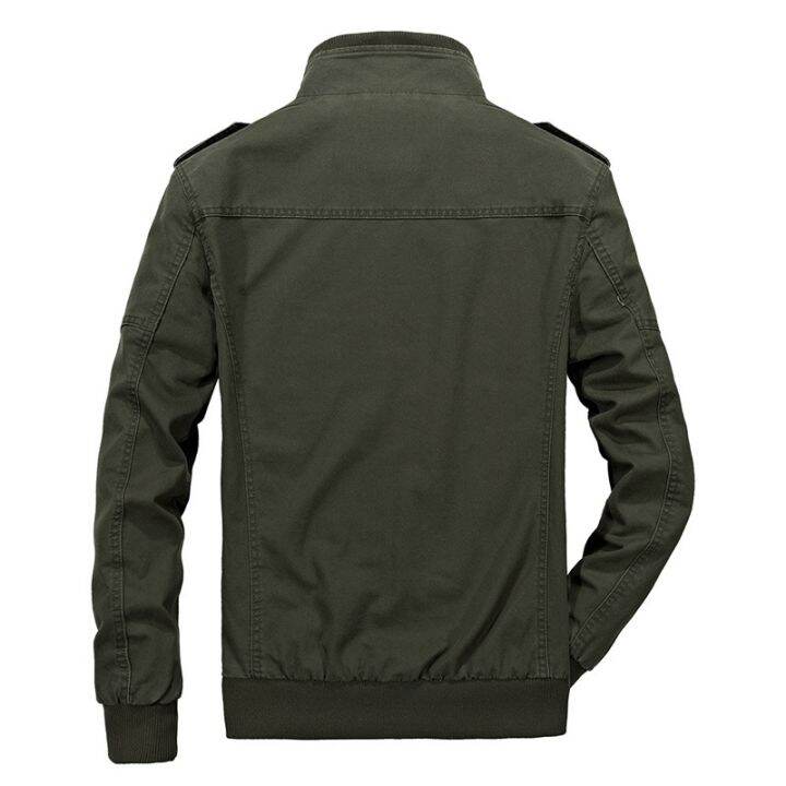 cod-cross-border-foreign-trade-aliexpress-mens-jacket-washed-cotton-thin-large-size