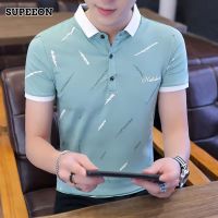 SUPEEON丨เสื้อยืดเสื้อโปโลธุรกิจแขนสั้นผู้ชายเสื้อไซส์ควีน