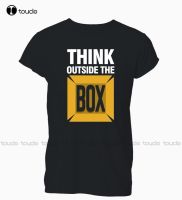 New Men T Shirt Fashion Popular Style Man Think Outside The Box Inspiration Motivation T Shirt Mens Xs 5Xl Unisex Aldult Teen XS-6XL