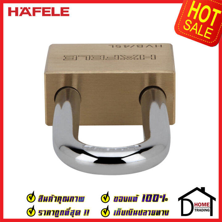 ถูกที่สุด-hafele-กุญแจ-แม่กุญแจ-ทองเหลือง-45mm-รุ่นคอยาว-482-01-983-brass-padlock-hvb-45l-คล้อง-สายยู-ล็อค-ล็อคเกอร์-ประตู-รั้ว-บ้าน-กุญแจนิรภัย-ของแท้100