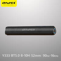 Awei Y333 TWS ลำโพงซาวน์บาร์บลูทูธ,ลำโพงสเตอริโอรอบทิศทาง HiFi เพลงกันน้ำเสียงเบสแน่นรองรับลำโพงเชื่อมต่อแบบไร้สาย BT 5.0การ์ดไมโคร SD แถบ USB Spearker สำหรับทีวีโฮมเธียเตอร์ปาร์ตี้