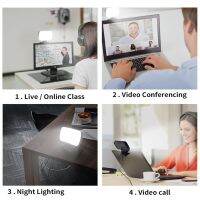 ’【‘【；=- Video Conferencing Fill Light Computer Desktop Online Teaching Live Portable Screen Eye Protection Video Light With Mobile Clip