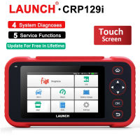 Launch เครื่องสแกนวิเคราะห์รถยนต์อัตโนมัติ,เครื่องสแกนรหัส CRP129i OBD2/ส่งกำลัง /Abs/srs ตรวจสอบน้ำมัน /Epb/sas /Tpms/immo รีเซตเครื่องมือสแกนวิเคราะห์รถยนต์อัตโนมัติอัปเดตฟรีสำหรับรถยนต์ทุกรุ่น