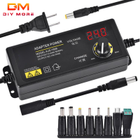 DC3 Diymore-36V อะแดปเตอร์ไฟปรับระดับได้60W ผู้ว่าราชการจังหวัด