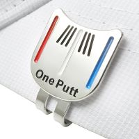 1pc One Putt Golf Ball Marker With Magnetic Hat Clip Putting Alignment Aiming Tool New Ball Mark Wholesale For All Golfers Highlighters Markers