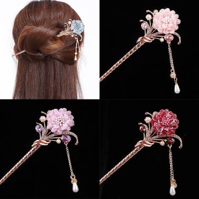 Fashion simple retro tassel Rhinestone classic step shake antique hairpin headdress