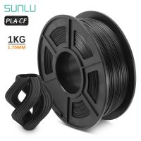 SUNLU PLA Carbon Fiber Premium 3D Printer Filament Extremely Rigid Carbon Fiber 1.75mm /- 0.02mm 1 KG (2.2 lb)