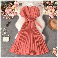 2022 Summer Women 8 colors Women elegant side zipper waist belt Dresses ladies tie straps bow long skirt with suspenders and wai