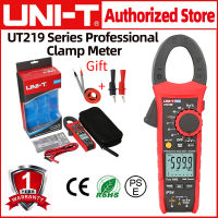 UNI-T Professional Digital Clamp Meter 1000V AC DC UT219 Series UT219E/UT219M /UT219DS True RMS ปิดอัตโนมัติ3เฟสมอเตอร์ลำดับการทดสอบ Inrush