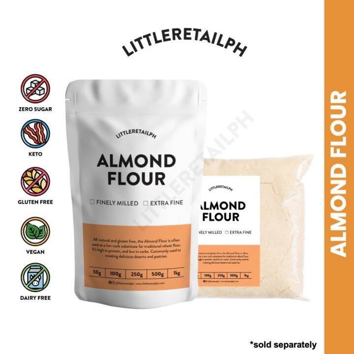 Almond Flour (Finely Milled and Extra Fine) for Keto/Low Carb Lazada PH