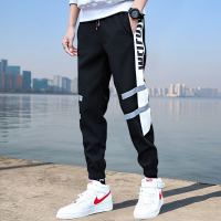 CW2020ใหม่แฟชั่นผู้ชายฤดูใบไม้ร่วง Casual Sweatpants เอวยางยืดพิมพ์หลวม Jogger กางเกง Hip Hop streetwe troarusers