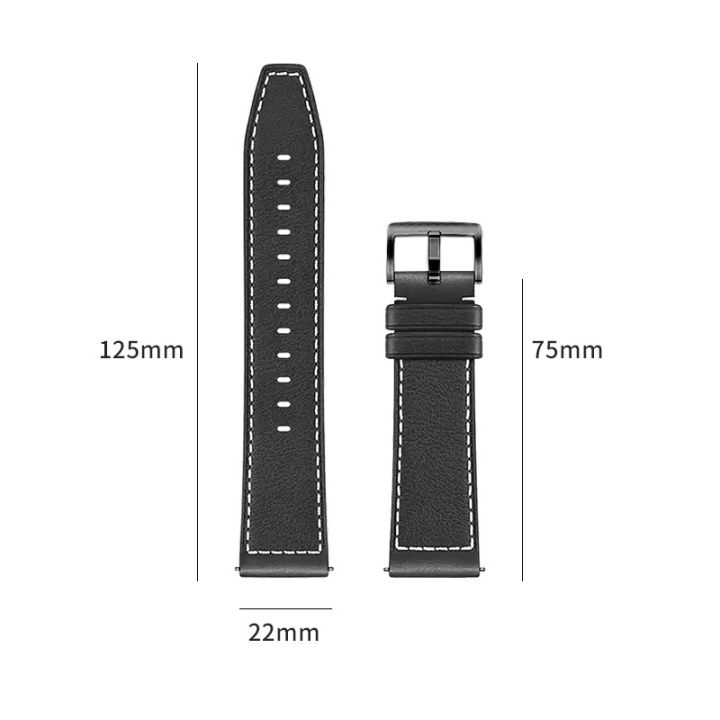 สายนาฬิกาหนังแท้สำหรับ-huawei-watch-gt3-สายนาฬิกาข้อมือสำหรับเปลี่ยนสายนาฬิกาขนาด46มม-gt2-pro-สำหรับ-huawei-watch-3-3-pro-gt2-46มม-สายรัดข้อมือ
