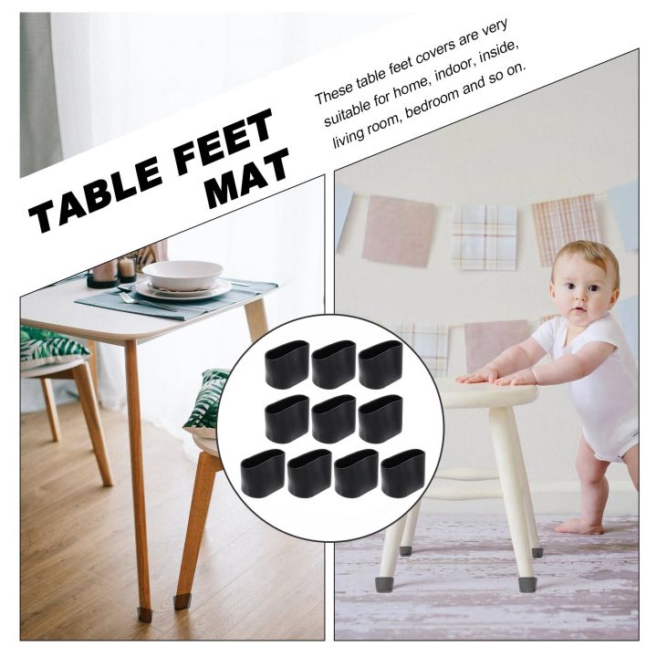 10-pcs-home-furniture-table-chair-protection-pad-leg-covers-caps-end-3-7x2-5cm-oval-black-pvc-foot-feet