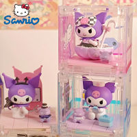 Sanrio Kawaii Kuromi รูป troublemaking Alliance Series Action figurines อะนิเมะการ์ตูนคอลเลกชันตุ๊กตาเด็กของเล่น Gift