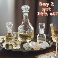 【CW】 50ml 100ml 150ml Transparent Glass Dispenser Alcohol Bottle Hand Made Wedding Whiskey Decanter Liquor