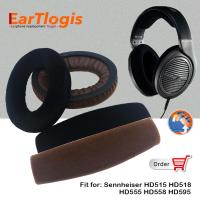 Eartlogis แผ่นปิดหูที่ปิดหู HD559 HD558,แผ่นปิดหูที่คาดศีรษะกันชน HD555 HD518 HD515