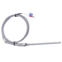 4X K Type 0-800องศาเซลเซียส Thermocouple Probe Sensors 2M 6.5Ft