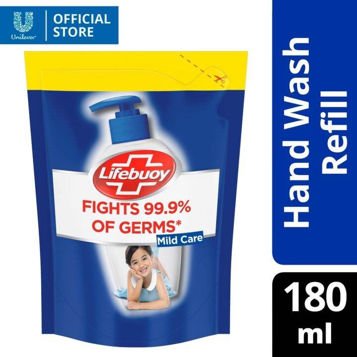 yrpn74 Lifebuoy Antibacterial Hand Wash Mild Care 180ml Refill Lazada PH