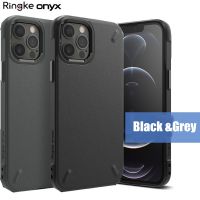 [Onyx] Ringke เคส Apple iPhone 13 12 Pro Max Mini รุ่น Rugged Flexible TPU Defensive Black Cover Case