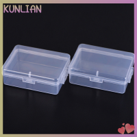 [KUNLIAN] มังคุดซื้อ2ชิ้นเล็กใสกล่องเก็บของพลาสติกชัดเจนกล่องแสดงผลอเนกประสงค์