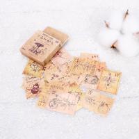 WILDP Vintage Little Forest Scrapbooking สติกเกอร์กระดาษไดอารี่สติ๊กเกอร์ตกแต่งป้ายสติกเกอร์สมุดบันทึก