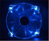 For TT 17cm 170mm Chassis Fan Ultra-Quiet Computer Cooling Ventilating Fan 17020 Led Blue Light Fan 170x170x20mm