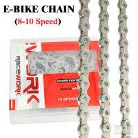 E-Bike Chain 8 9 10 11 12 Speed Electric Sport Bicycle Chains 136 Links Anti-Rust Ebike Parts With Magic Buckle