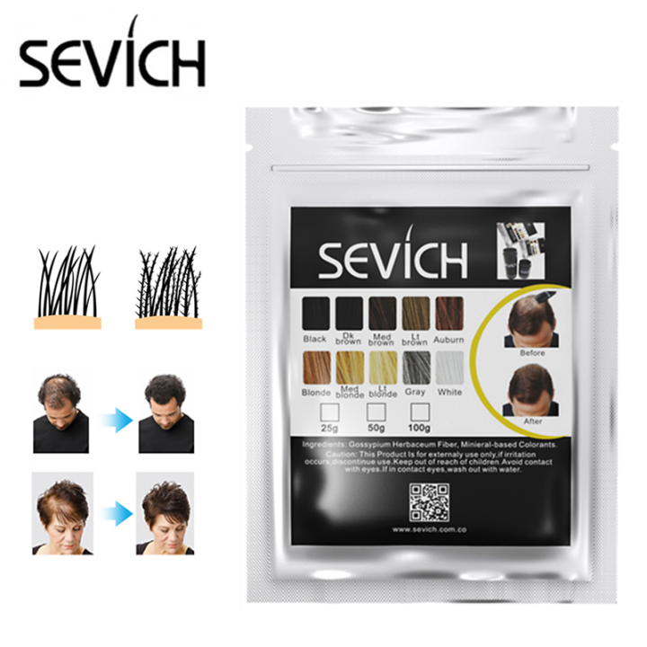 Sevich Hair Building Fiber 25g Cover Hair Loss Concealer Hair Fiber Lazada Ph