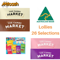 เยลลี่ออสเตรเลีย แคนดี้ มาร์เก็ต The Candy Market Lollies (24 Selections) BBF NOV 23