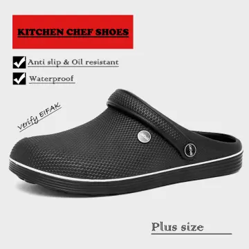 Mens crocs slip resistant on sale shoes