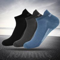 5Pairs High Quality Men Ankle Socks Breathable Cotton Sports Socks Mesh Casual Athletic Summer Thin Cut Short Sokken Size 38-46 Socks