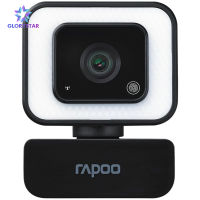 Rapoo เว็บแคม C270L FHD 1080P พร้อมกล้องจิ๋วไมโครโฟน Usb หมุนได้สำหรับการถ่ายทอดสดการประชุมทางโทรศัพท์