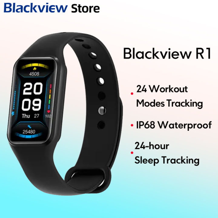 Blackview R1 Waterproof Smartwatch Men Women Fitness Tracker Heart Rate ...