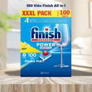 Viên rửa bát finish All in one 100 viên mới, muối finish ,bóng finish